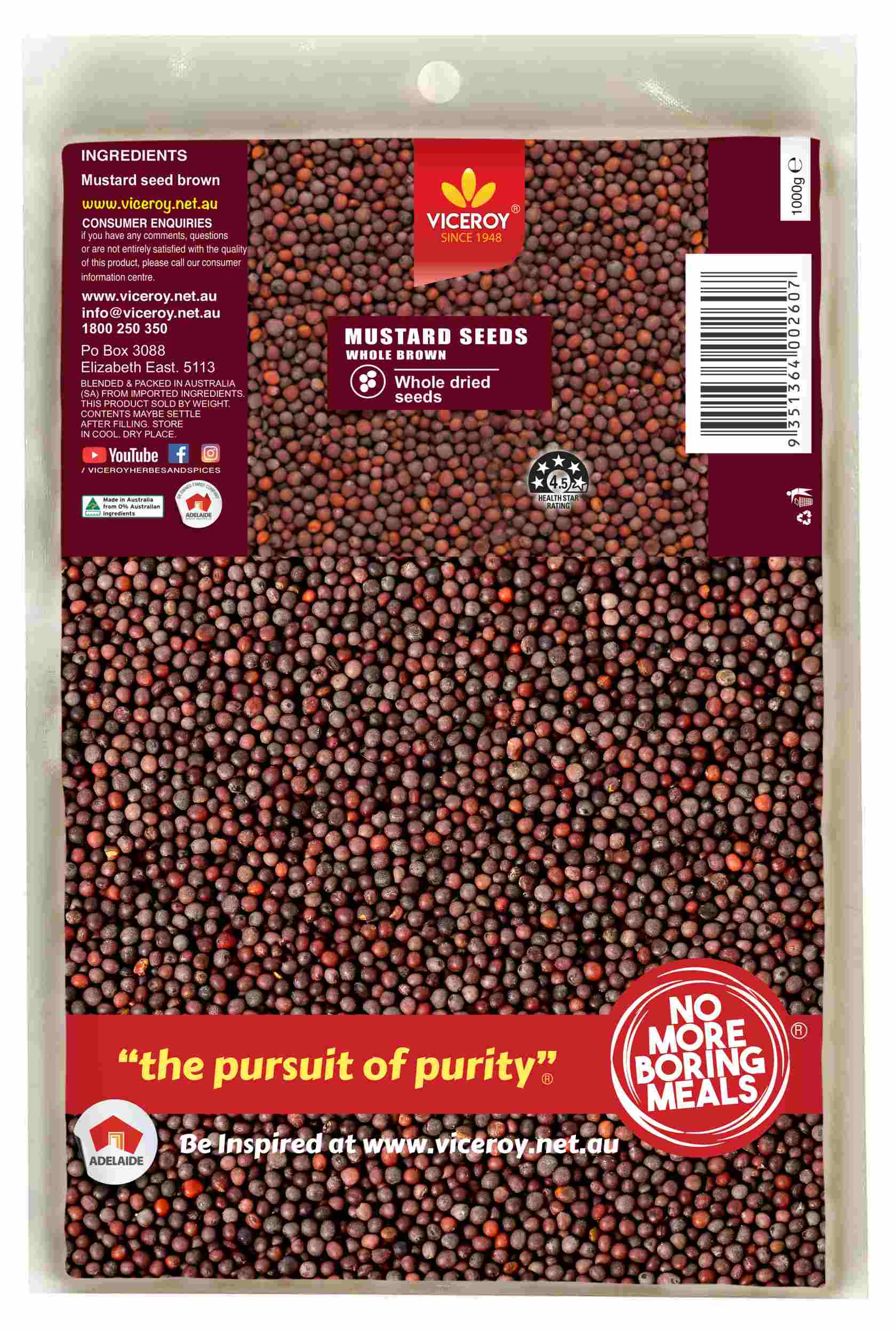 VICEROY® Mustard Seeds Brown