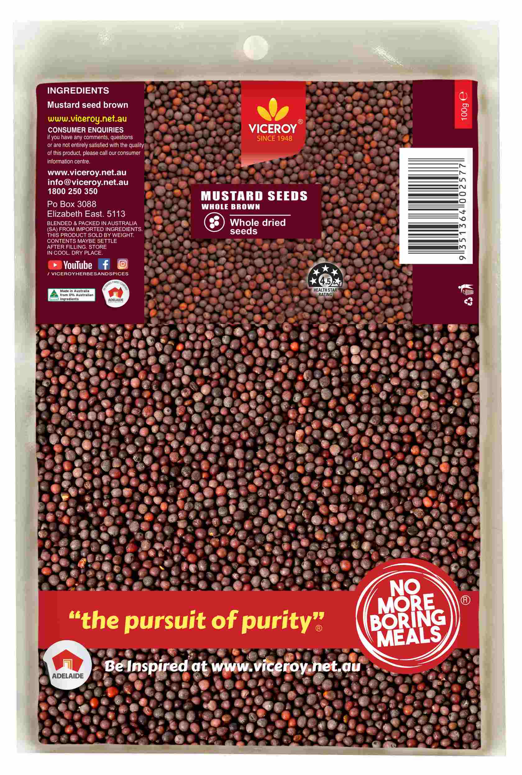 VICEROY® Mustard Seeds Brown