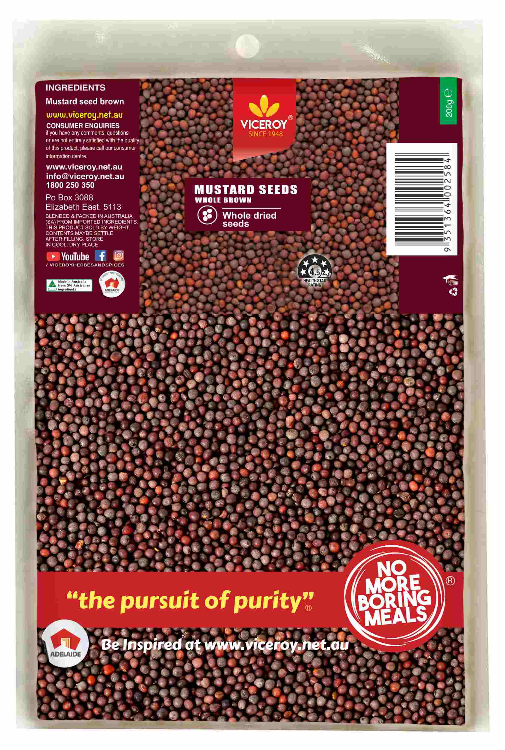 VICEROY® Mustard Seeds Brown