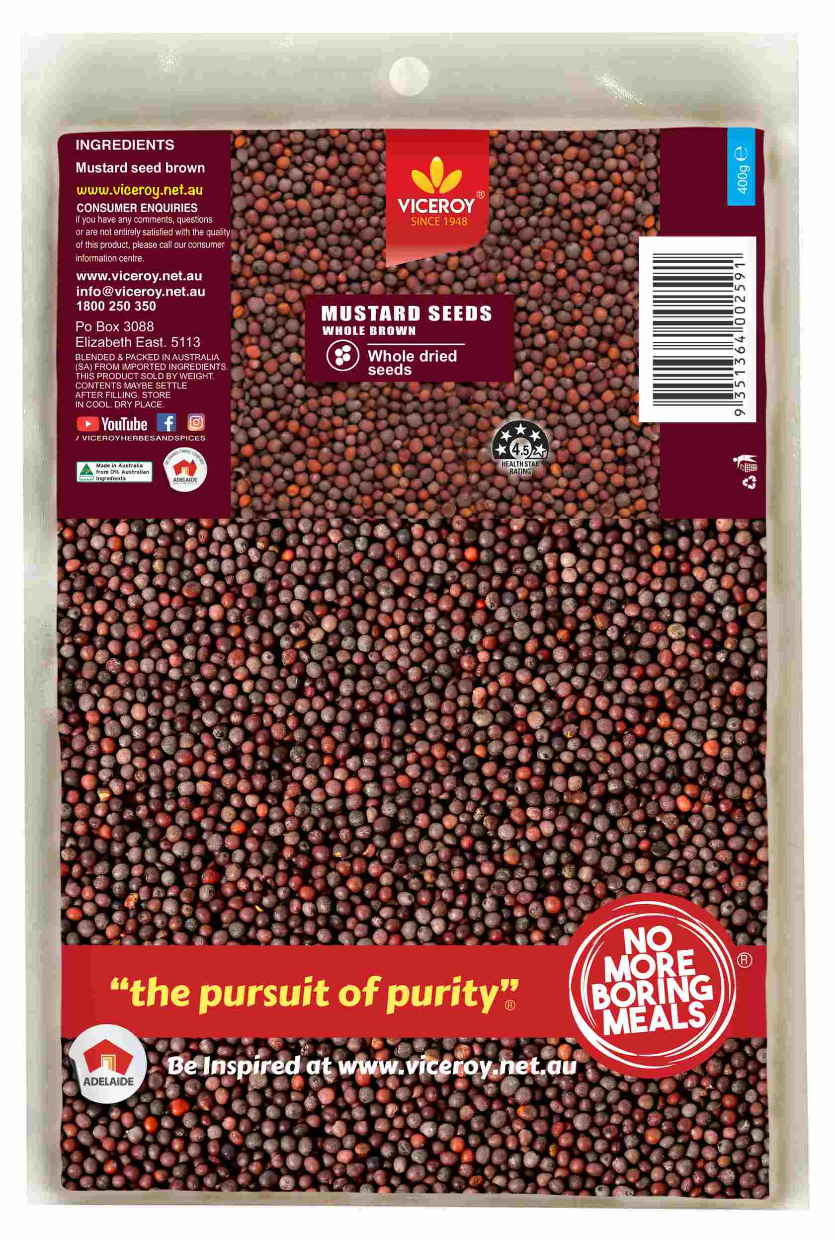 VICEROY® Mustard Seeds Brown