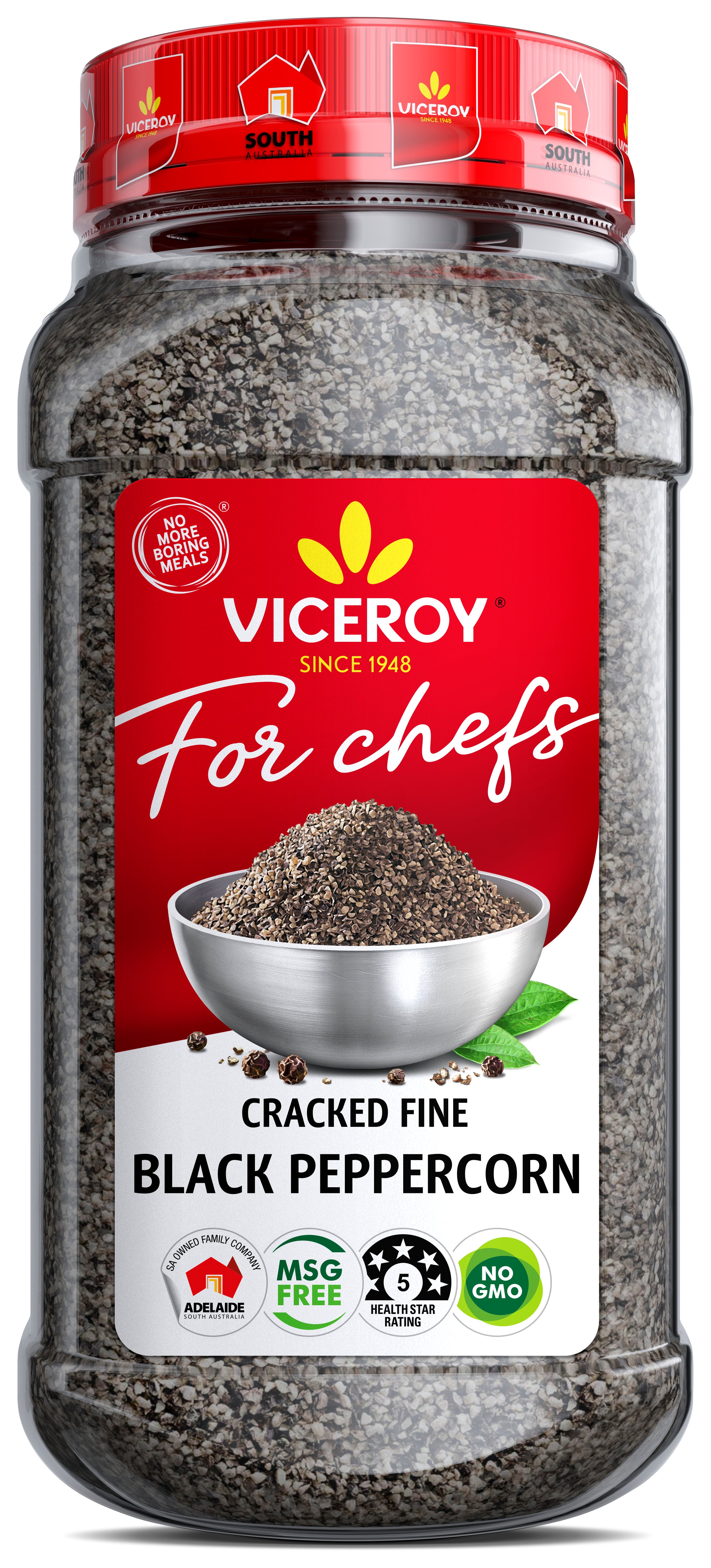 VICEROY® ForChefs® Black Peppercorn Cracked Fine 700g