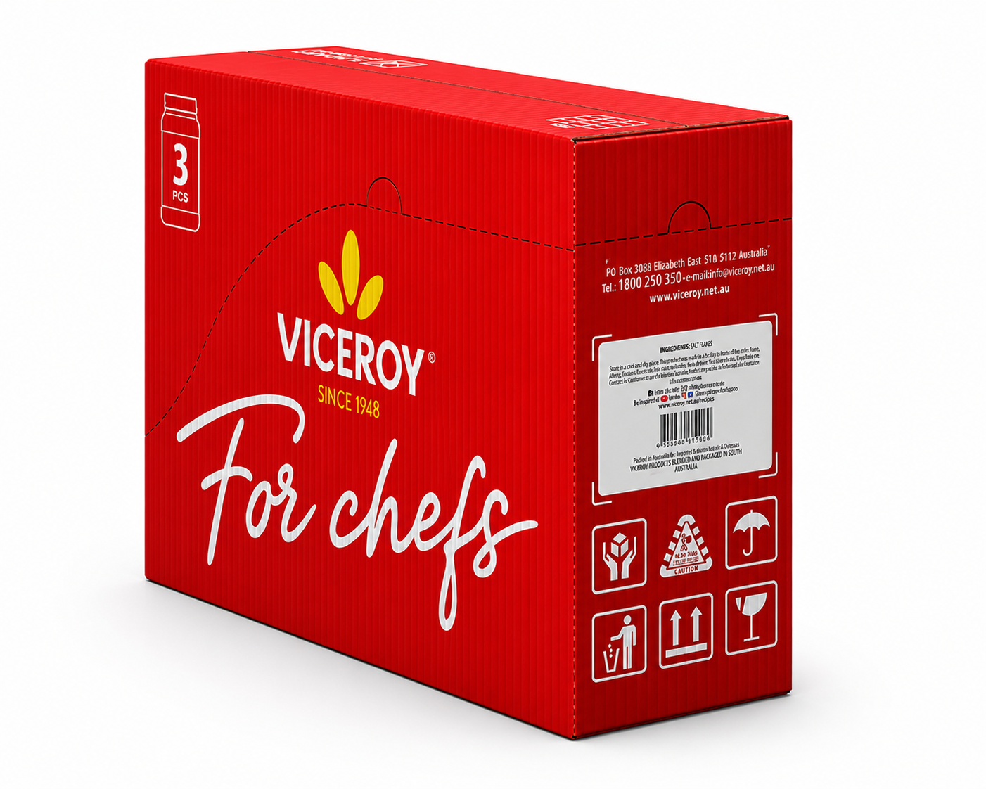 VICEROY® For Chefs® Chilli Flakes 750g Viceroyforchefs.com.au